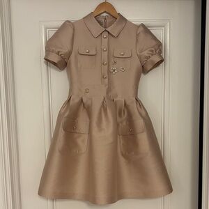 Elie Saab Junior Elegant Kids Dress in Blush Pink